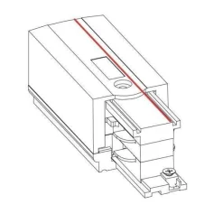 8232 CTLS POWER END CAP LEFT WHITE (PE-L) (8232) - Nowodvorski
