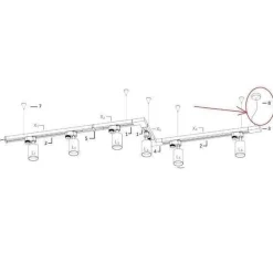 8283 CTLS POWER SUPPLY KIT 3 CIRCUIT BLACK (8283) - Nowodvorski