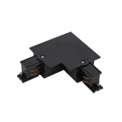 8683 CTLS RECESSED POWER L CONNECTOR LEFT BLACK (L-L) (8683) - Nowodvorski