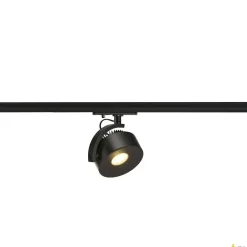 1~ KALU TRACK, lampa LED do systemu 1-fazowego, indoor, kolor czarny, 3000K, z adapterem 1-fazowym (1002854) - SLV