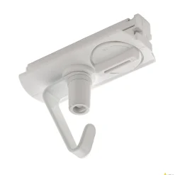 ADAPTER, do szyny wysokonapięciowej 1-fazowej, kolor biały, elektryczny, z hakiem (143171) - SLV