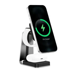 Ładowarka indukcyjna do iPhona, zegarka i słuchawek, z funkcją Magsafe Charging Stand 3w1 (LV0879) - LVN SYSTEM