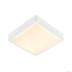 AINOS SQUARE SENSOR, lampa ścienna i sufitowa natynkowa LED outdoor, kolor biały, przełącznik CCT, 3000/4000K (1003451) - SLV