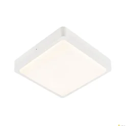 AINOS SQUARE SENSOR, lampa ścienna i sufitowa natynkowa LED outdoor, kolor biały, przełącznik CCT, 3000/4000K (1003451) - SLV