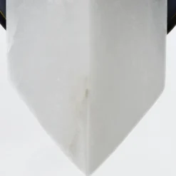 Alabastrowy kinkiet Valencia - 1 źródło światła - Miejski brąz (QN-VALENCIA-1WB-UBZ-AR) - Quintiesse