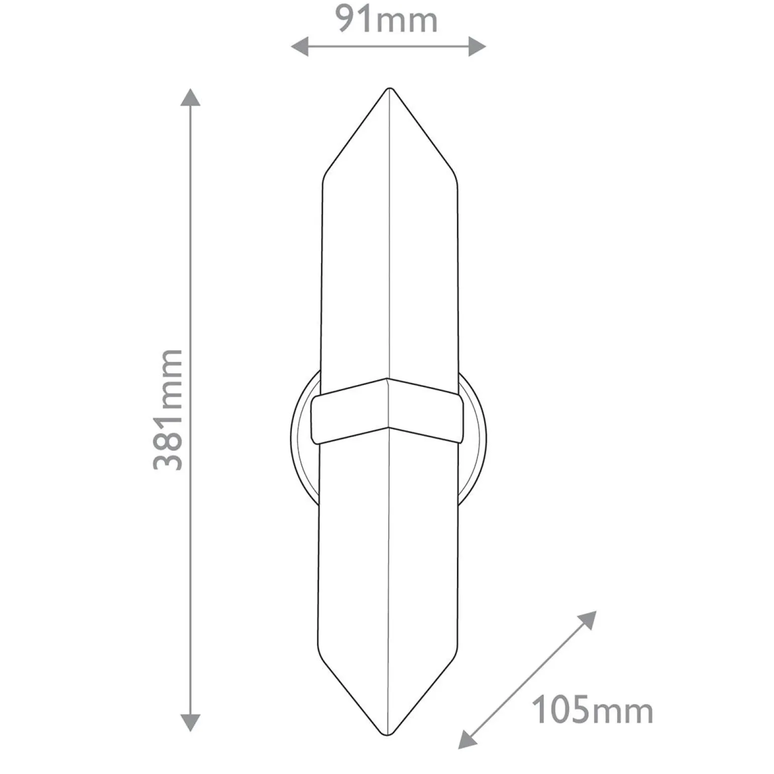 Alabastrowy kinkiet Valencia - 2 źródła światła - Vintage mosiądz (QN-VALENCIA-2WB-VBS-AR) - Quintiesse