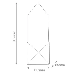 Alabastrowy mały kinkiet Caesar - Vintage mosiądz (QN-CAESAR-W-S-VBS-AR) - Quintiesse