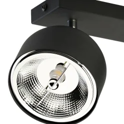 ALTEA BLACK LAMPA SUFITOWA 2 PŁ + ŻARÓWKI (6518) - TK Lighting