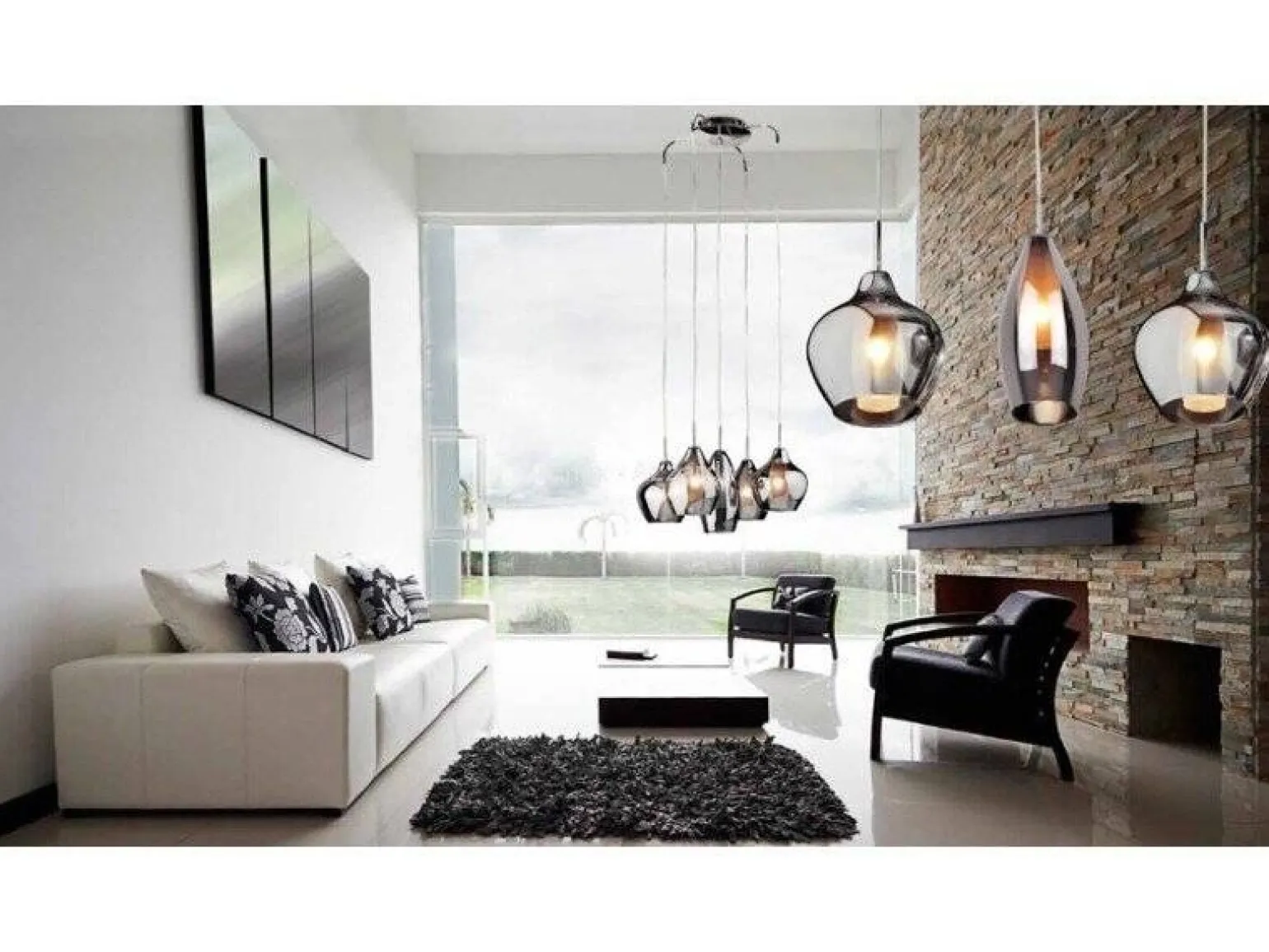 Amber milano 3 (chrome) (AZ2149) Azzardo - żyrandol