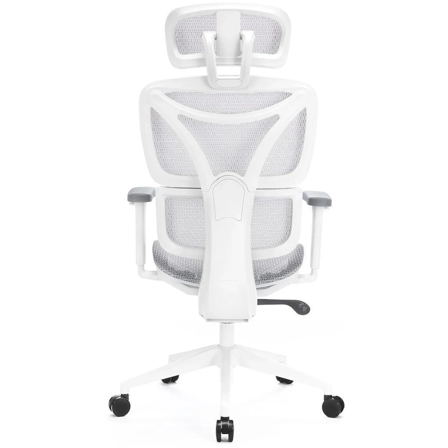 Amortyzowany,regulowany fotel gamingowy Control Series Biały (LV0655) - LVN SYSTEM