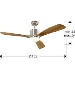 Anemos wentylator z oświetleniem LED (427166D) - Schuller