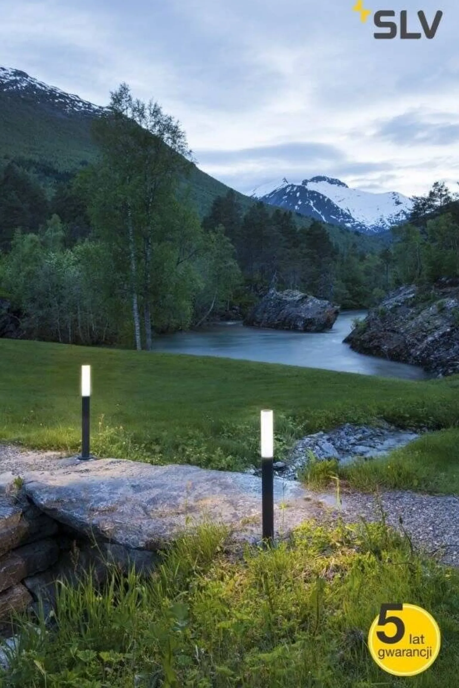 APONI 90 LED Lampa stojąca, antracyt, 3000K, IP65