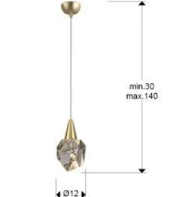 Aquaria lampa wisząca 1L (157025) - Schuller