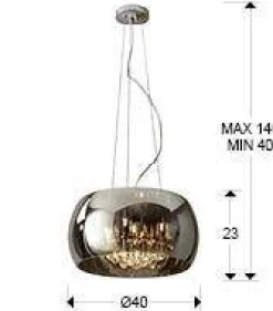 Argos lampa wisząca średnia 5L (508718) - Schuller