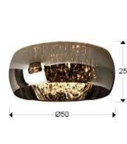 Argos plafon duży 6L z pilotem (508030D) - Schuller