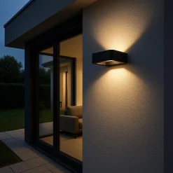 ARIUS BLACK KINKIET IP54 (18204) - TK Lighting