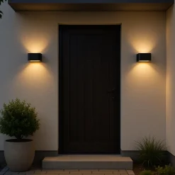 ARIUS BLACK KINKIET IP54 (18204) - TK Lighting