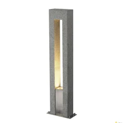 ARROCK ARC, lampa podłogowa outdoor, QPAR51, IP44, salt & pepper, granit, maks. 35W (231420) - SLV