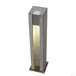 ARROCK SLOT, lampa podłogowa outdoor, LED GU10 51 mm, IP44, kwadratowa, salt & pepper, granit, LED 4W (231440) - SLV