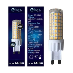 Żarówka LED 7W G9. Barwa: Neutralna (EKZA343) - Eko-Light