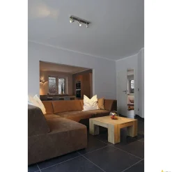 ASTO 3, lampa ścienna i sufitowa, trzypunktowa, QPAR51, szczotkowane aluminium, maks. 225 W (147443) - SLV