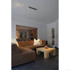 ASTO 3, lampa ścienna i sufitowa, trzypunktowa, QPAR51, szczotkowane aluminium, maks. 225 W (147443) - SLV