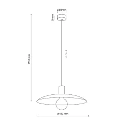 ASTRA PEAPOD 1XE27 LAMPA WISZĄCA (10713) - TK Lighting