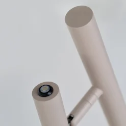 Beżowa lampa stołowa z wyłącznikiem dotykowym TROST TABLE BEIGE (AZ6802) Azzardo