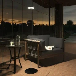 Bezprzewodowa oprawa podłogowa MROOM LED IP65 ZŁOTA (26580-M927-D9-TD-19) - Aqform