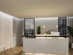 Biała lampa wisząca do kuchni nad wyspę LUIA IP44 (PL76991) - PAULMANN