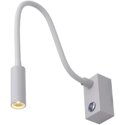 Biały kinkiet do czytania Adjusta (WL0117-WH) - Yaskr