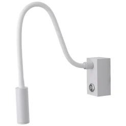 Biały kinkiet do czytania Adjusta (WL0117-WH) - Yaskr