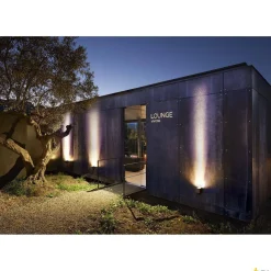 BIG THEO WALL, lampa ścienna outdoor, Flood down, LED, 3000K, antracyt S/W/G 13/14/13,5 cm (234525) - SLV