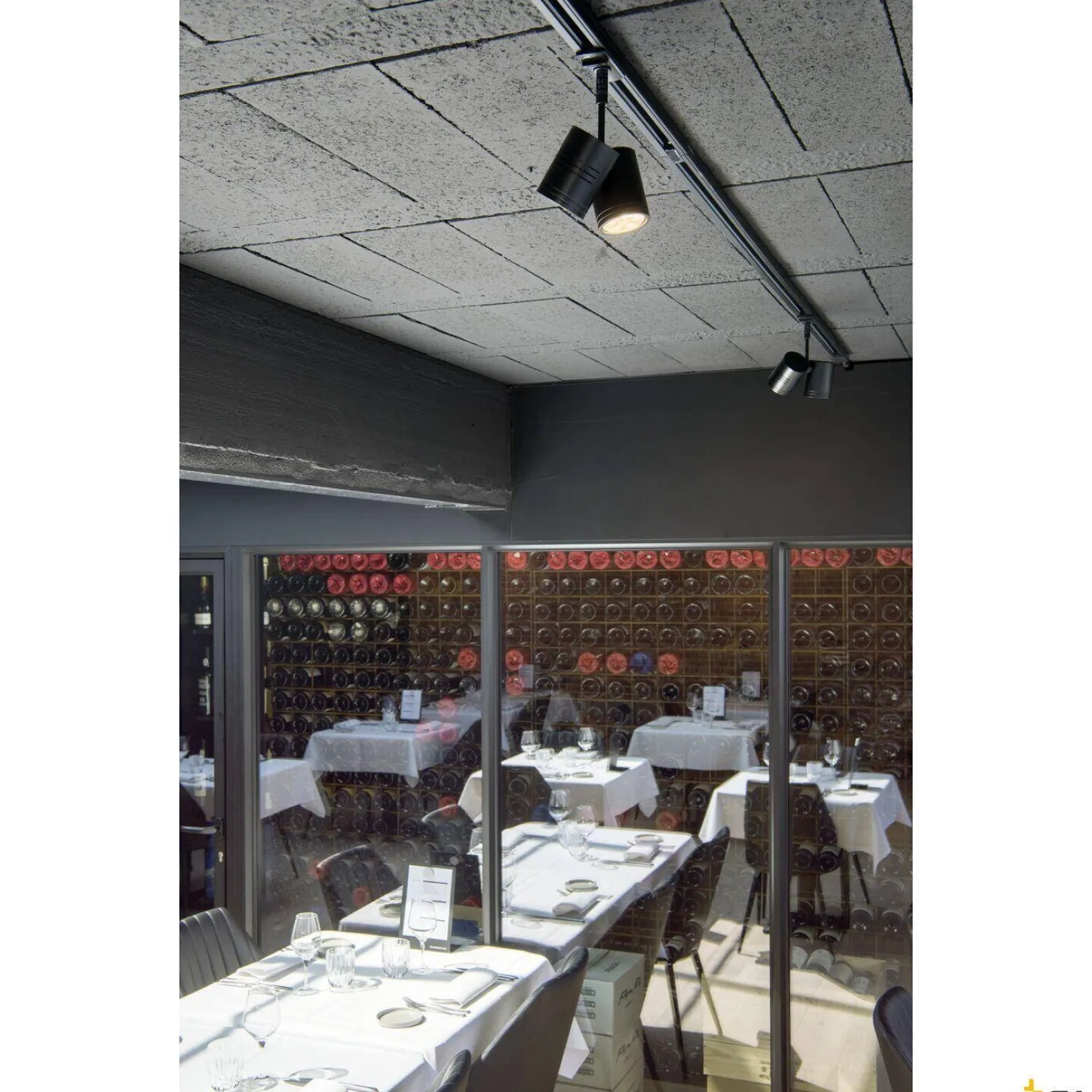 BIMA 2, spot do szyny wysokonapięciowej 1-fazowej, dwupunktowy, QPAR51, czarny mat, maks. 50W, z adapterem 1-fazowym (143430) - SLV