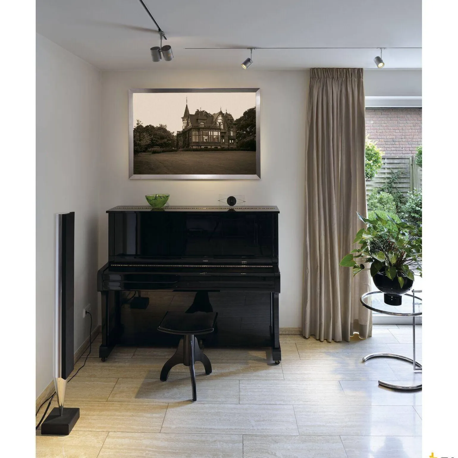 BIMA 1, spot do szyny wysokonapięciowej 1-fazowej, jednopunktowy, QPAR51, kolor srebrnoszary, maks. 50W, z adapterem 1-fazowym (143442) - SLV