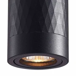 Bima Arte Round Black 1xGU10 (ML7687) - ECO-LIGHT