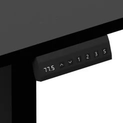 Biurko gamingowe regulowane elektrycznie Control+ 120 Czarny (LV0860) - LVN SYSTEM