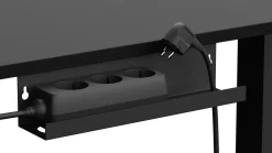 Biurko gamingowe regulowane elektrycznie Control+ 120 Czarny (LV0860) - LVN SYSTEM