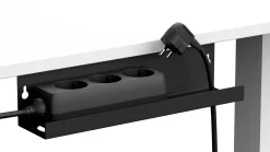 Biurko gamingowe regulowane elektrycznie Control+ 120 Biały (LV0859) - LVN SYSTEM