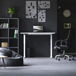 Biurko gamingowe z elektryczną regulacją Control Series 120 Biały (LV0150) - LVN SYSTEM