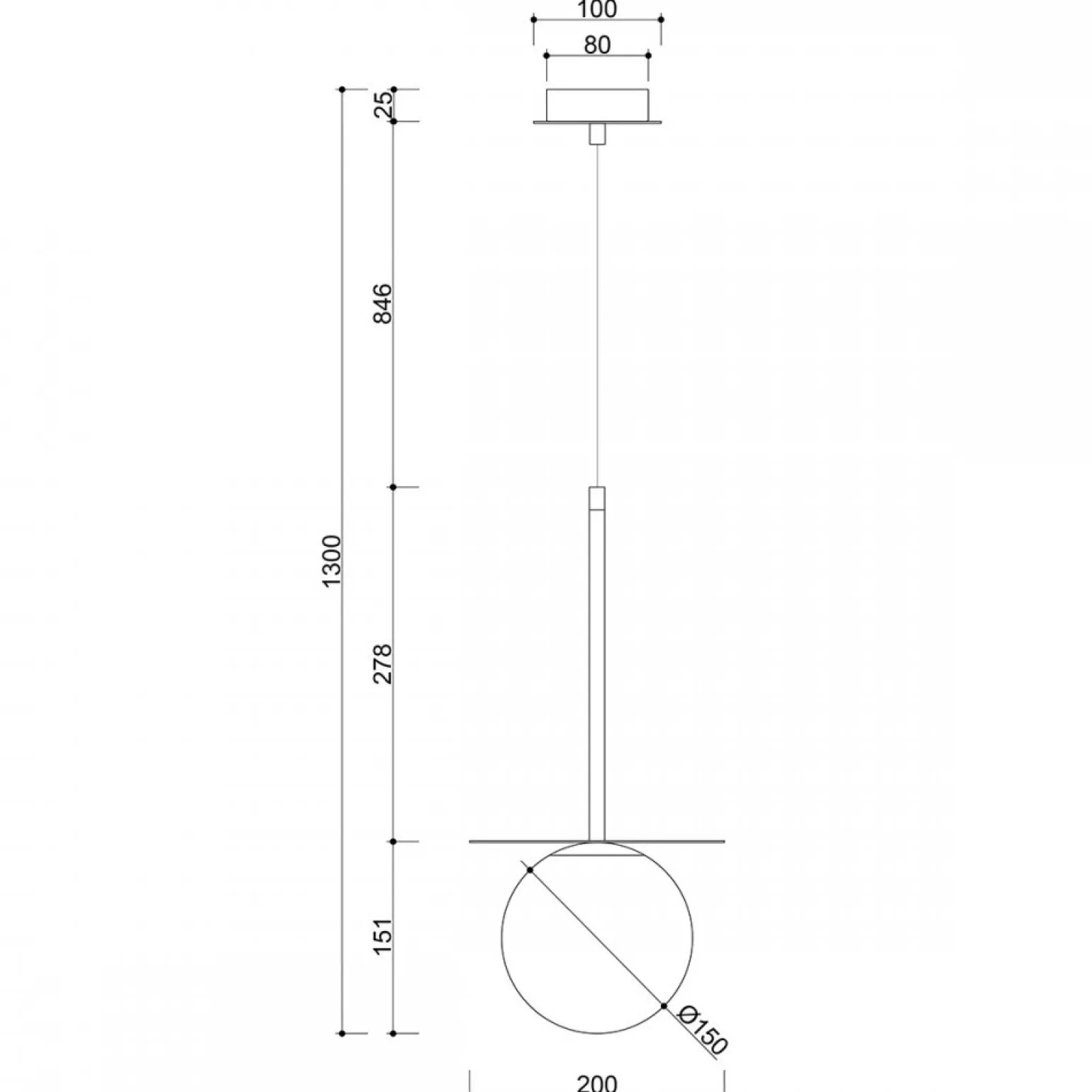 BORRA B biało-mosiężna sufitowa lampa wisząca z podwyższoną szczelnością IP44 (BRB131PS0) - Ummo