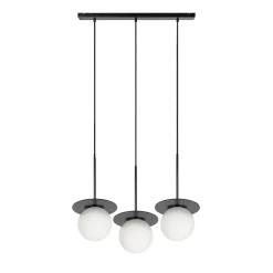 BORRA B 3L czarna potrójna lampa sufitowa (BRB322PL) - Ummo