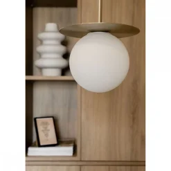 BORRA B 3L potrójna sufitowa lampa wisząca z mosiądzem (BRB331PL) - Ummo