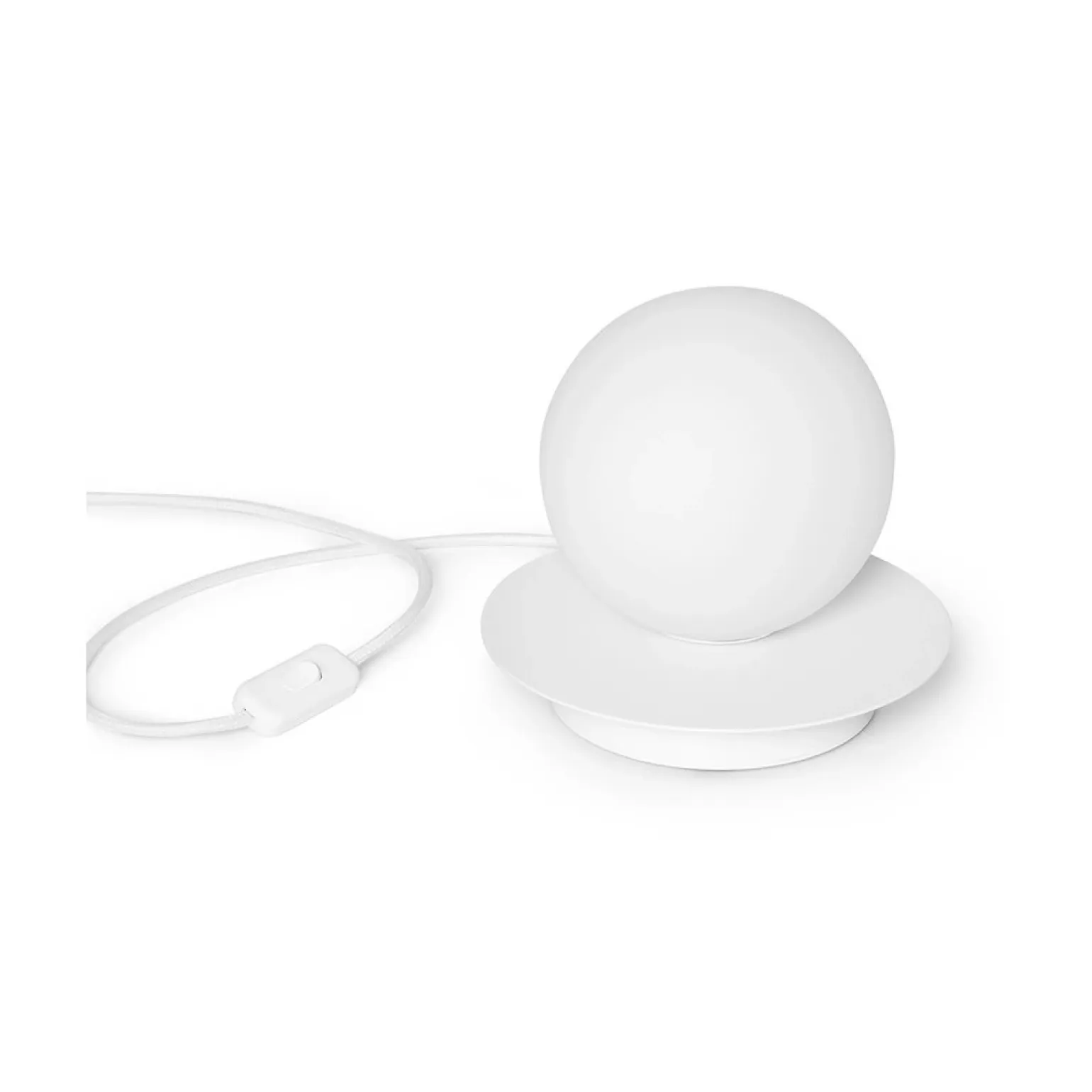 BORRA ST biała lampa stołowa (B1A111P1) - Ummo