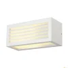 BOX-L, lampa ścienna outdoor, TC-(D,H,T,Q)SE, IP44, kwadratowa, biała, maks. 18W (232491) - SLV