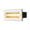 BRICK, lampa ścienna wpuszczana outdoor, LED, 3000K, stal nierdzewna, IP67, 230V, 950lm 10W (233650) - SLV