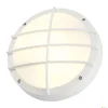 BULAN GRID, lampa ścienna i sufitowa outdoor, TC-TSE, IP55, okrągła, biała, maks. 50W (229081) - SLV