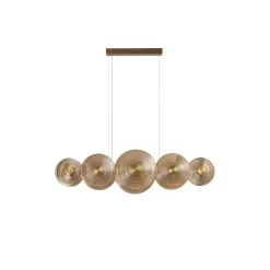 Bursztynowa lampa wisząca NAZAR PENDANT 5 3-STEP DIMM (AZ6531) Azzardo