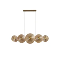 Bursztynowa lampa wisząca NAZAR PENDANT 5 3-STEP DIMM (AZ6531) Azzardo