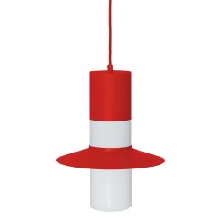 CAPONIO A czerwonopomarańczowa sufitowa lampa wisząca (CPA11212P0) - Ummo